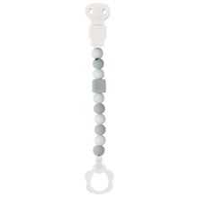 Attache tétine silicone gris blanc NA879323 Nattou 1