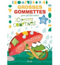 Grosses gommettes Comptines Il pleut il mouille PI-7054 Piccolia 1