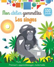 Mon atelier gommettes Les singes PI - 7069 Piccolia 1