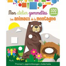 Mon atelier gommettes Les animaux de la montagne PI-7245 Piccolia 1