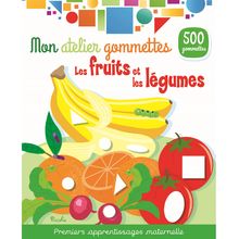 Mon atelier gommettes Les fruits et légumes PI-7249 Piccolia 1