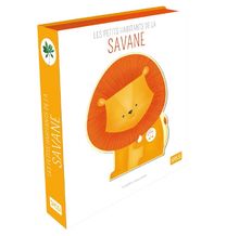 Livre sonore - Les petits habitants de la savane SJ-9807 Sassi Junior 1