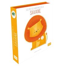 Livre sonore - Les petits habitants de la savane SJ-9807 Sassi Junior 1