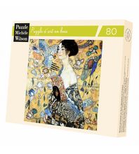 La dame à l'éventail de Klimt A515-80 Puzzle Michèle Wilson 1