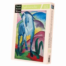 Le Cheval Bleu de Franz Marc A60-80 Puzzle Michèle Wilson 1