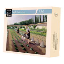 Les jardiniers de Caillebotte A881-650 Puzzle Michèle Wilson 1