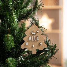 Arbre de Noël personnalisable bois naturel VI-AA10 Vintiun 1