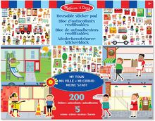 200 autocollants réutilisables - Ma ville MD-19114 Melissa & Doug 1