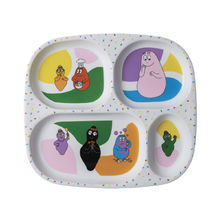Assiette plateau à compartiments Barbapapa PJ-BA935R Petit Jour 1