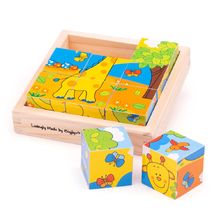 Puzzle cube Safari BJ512 Bigjigs Toys 1