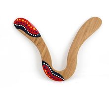 Boomerang adulte Wawilak - gaucher W-WAWILAK-GAUCHER Wallaby Boomerangs 1