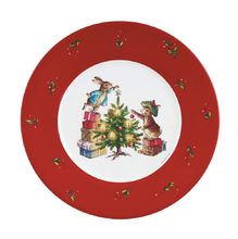 Assiette Pierre Lapin Noël avec Jeannot 20 cm PJ-BP925N Petit Jour 1