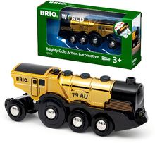 Locomotive Multifonctions dorée BR-33630 Brio 1