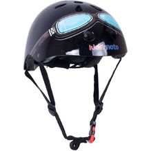 Casque enfant Black Goggle Medium KMH044M Kiddimoto 1