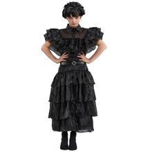 Robe de bal noire Mercredi Addams 140 cm C4629140 Chaks 1