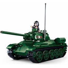 Model Bricks - Tank soviétique T34-85 SL-M38-B0982 Sluban 1