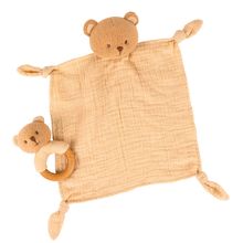 Coffret cadeau doudou et hochet Ours EG120818 Egmont Toys 1