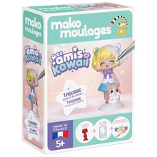 Coffret moulage Fillette et son hamster MM39126 Mako Créations 1