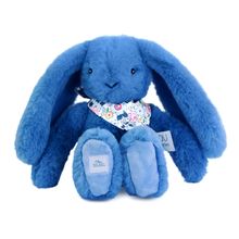 Peluche Lapin Fleurette bleu 25 cm DC4299 Doudou et Compagnie 1