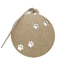Boule de Noël chien personnalisable bois VI-BN20 Vintiun 1