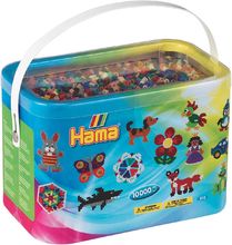 Baril 10000 perles plastique Midi 22 couleurs HAMA-202-67 Hama 1