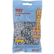 Sachet 1000 perles plastique Midi gris HAMA-207-17 Hama 1