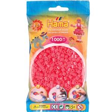Sachet 1000 perles plastique Midi Rouge fluo HAMA-207-33 Hama 1