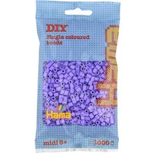 Sachet 1000 perles plastique Midi Violet pastel HAMA-207-45 Hama 1
