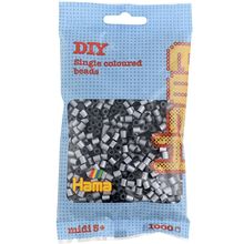 Sachet 1000 perles plastique Midi argent HAMA-207-62 Hama 1