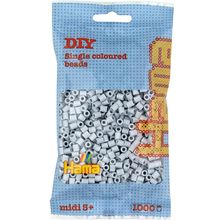 Sachet 1000 perles plastique Midi gris clair HAMA-207-70 Hama 1