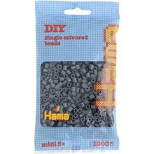 Sachet 1000 perles plastique Midi gris foncé HAMA-207-71 Hama 1