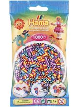 Sachet 1000 perles plastique Midi mix bicolores 2 HAMA-207-92 Hama 1