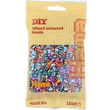 Sachet 1000 perles plastique Midi mix bicolores HAMA-207-90 Hama 1