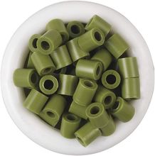 Sachet 1000 perles plastique Midi Vert olive 207-84 Hama 1