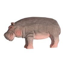 Figurine Hippopotame en bois WU-40457 Wudimals 1