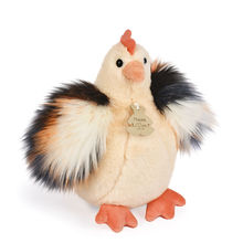 Peluche Poule Poulette beige 20 cm HO3162 Histoire d'Ours 1