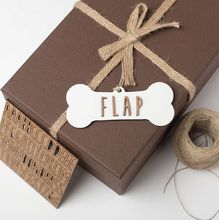 Os de Noël personnalisable bois blanc VI-HU11 Vintiun 1
