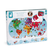 PUZZLE CARTE DU MONDE - 250 PIÈCES - EDITIONS RESIAC