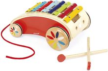 Jouet Hape - Plateau Ensemble d'Instruments en Bois - Xylophone, Tambour,  Cymbale, Set de 4 Pièces - Jouet pour Enfant à partir de 2 ans -  Instruments