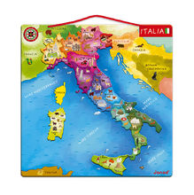 Puzzle carte d'Italie magnétique J05488 Janod 1