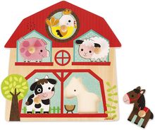 Puzzle sonore Les Copains de la Ferme J07079 Janod 1