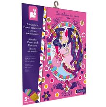 Mosaïques Poneys et Licornes J07957 Janod 1