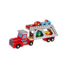 Jouets en bois Camion grue avec remorque Goki® - Ekobutiks® l ma