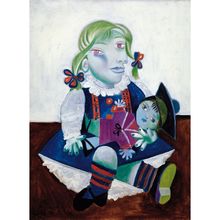 Maya à la poupée de Picasso K91-12 Puzzle Michèle Wilson 1