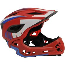 Casque intégral enfant MT Helmets Kid Thunder Sniper blanc/bleu - Casque  intégral sur La Bécanerie