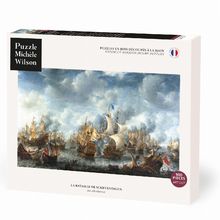 La bataille de Scheveningen d'Abrahamsz A1377-900 Puzzle Michèle Wilson 1