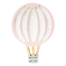 Lampe Veilleuse Montgolfière rose poudré LL027-335 Little Lights 1