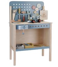 Etabli en bois bleu LD7079 Little Dutch 1