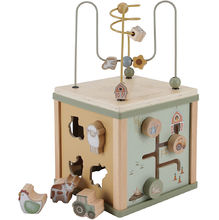 Cube d'activités en bois Little Farm LD7131 Little Dutch 1