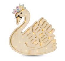 Lampe Veilleuse Cygne bois naturel LL050-000 Little Lights 1